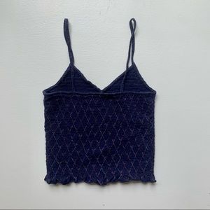 V Neck Pattern Tank Top - American Eagle